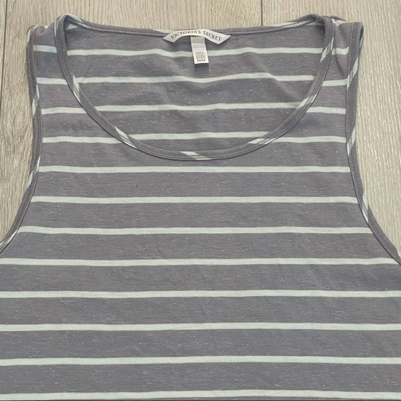 VICTORIA’S SECRET Striped Loungewear Tank Dress - Picture 2 of 10